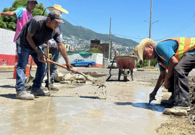 Concluyen obras de rehabilitación vial en Acapulco, Guerrero / @AbelinaLopezR